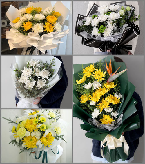 浙江省金华婺城区沙畈乡店边村白事花束代送